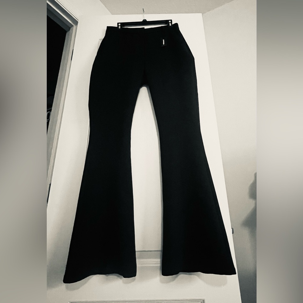 New Express 10R black flare pants